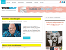 Tablet Screenshot of boekenkrant.com